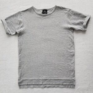 Publish Shirt‎ Mens Small Gray Short Sleeve Feather Logo Streetwear Heavyweight